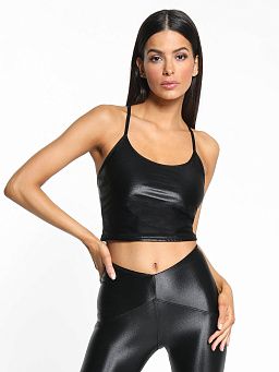 Leah Infinity Sports Bra - Black